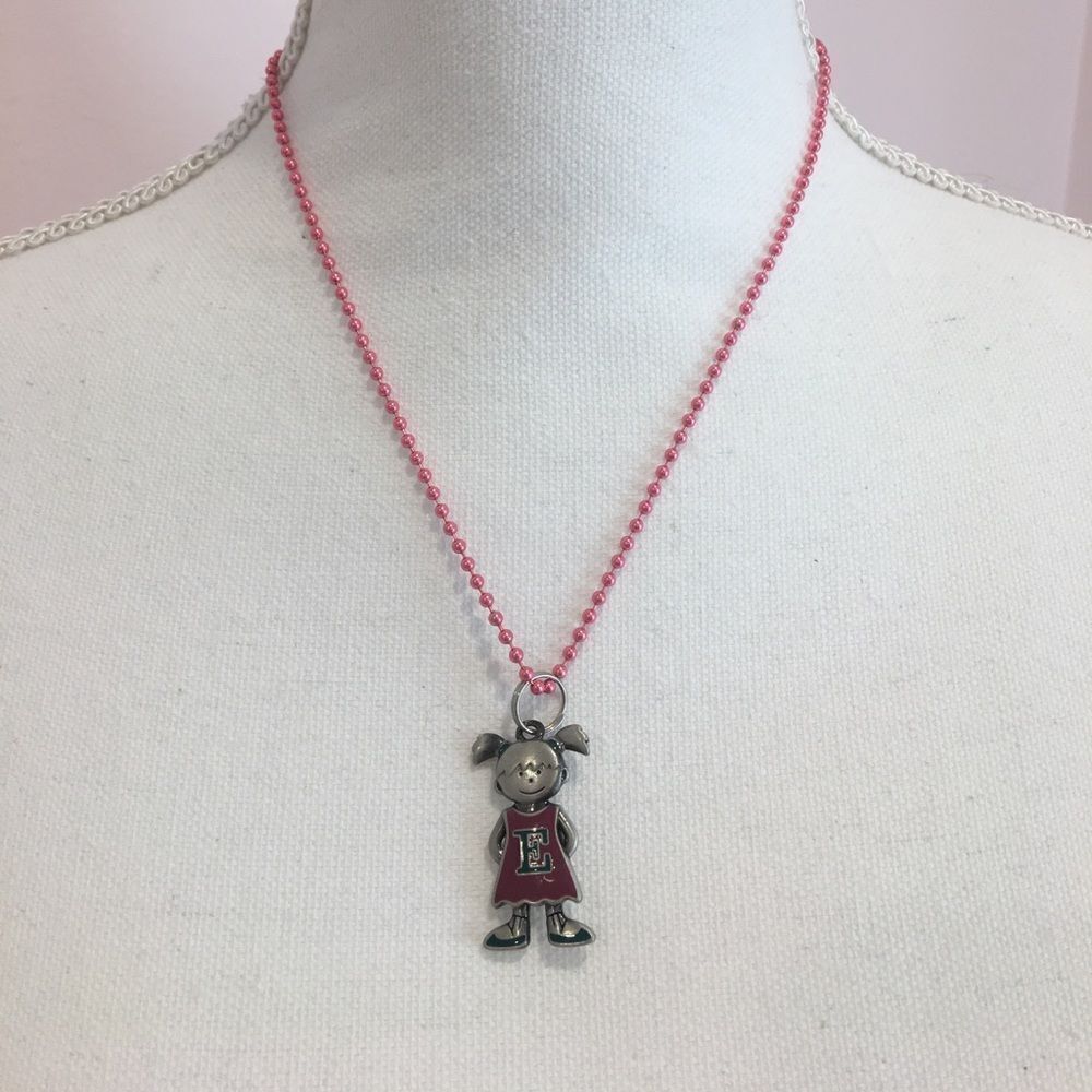 "E" child necklace